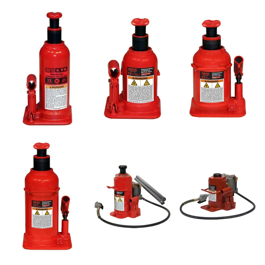 Bottle jacks and air/hydraulic jacks